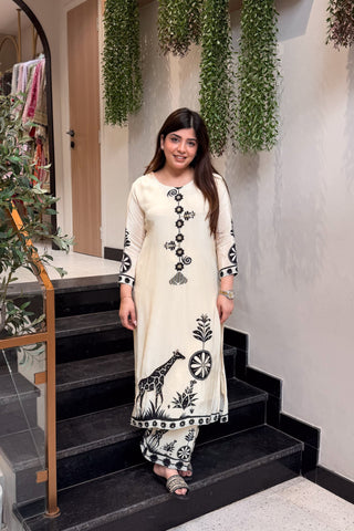 Navika Beads Detailing Co ord Set