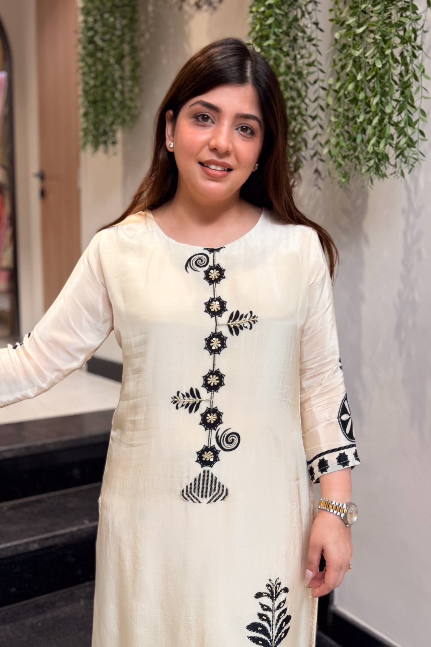 Navika Beads Detailing Co ord Set