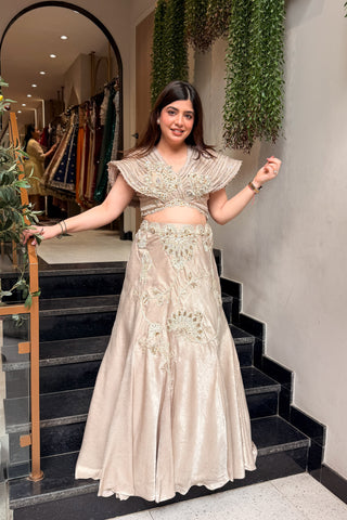 Vireya Hand Embroidered Lehenga