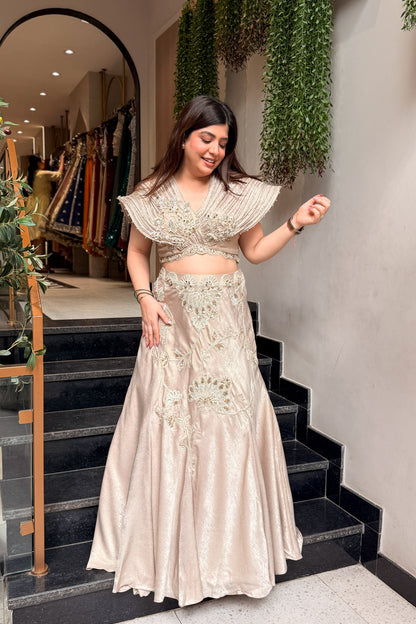 Vireya Hand Embroidered Lehenga