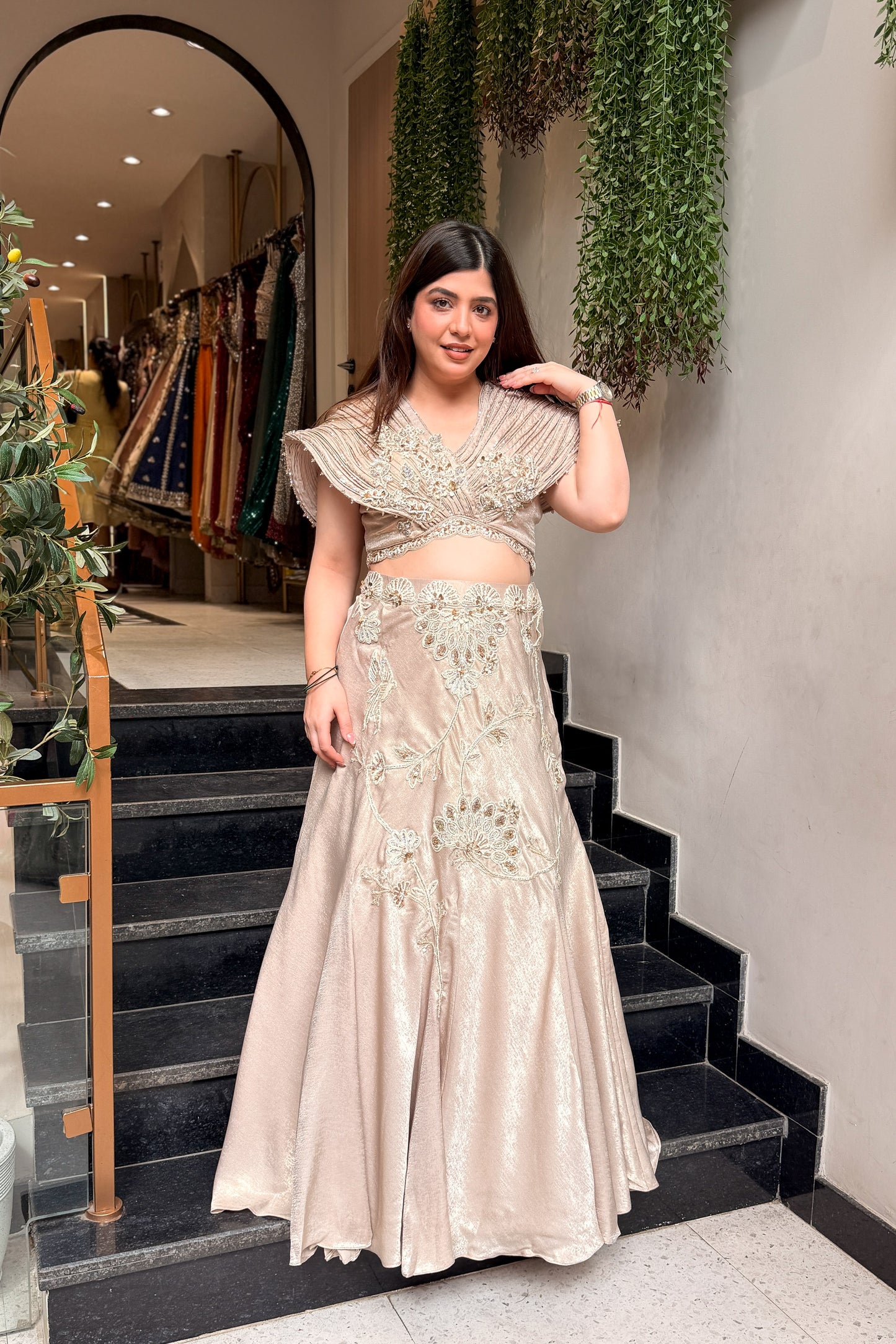 Vireya Hand Embroidered Lehenga