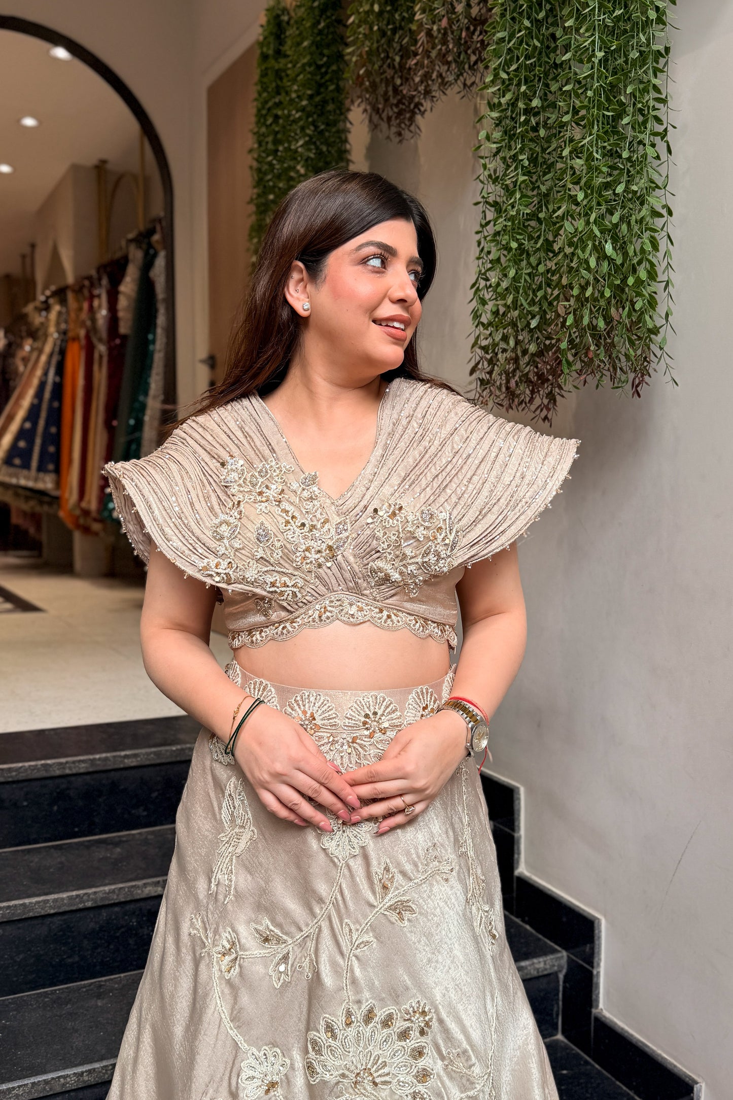 Vireya Hand Embroidered Lehenga