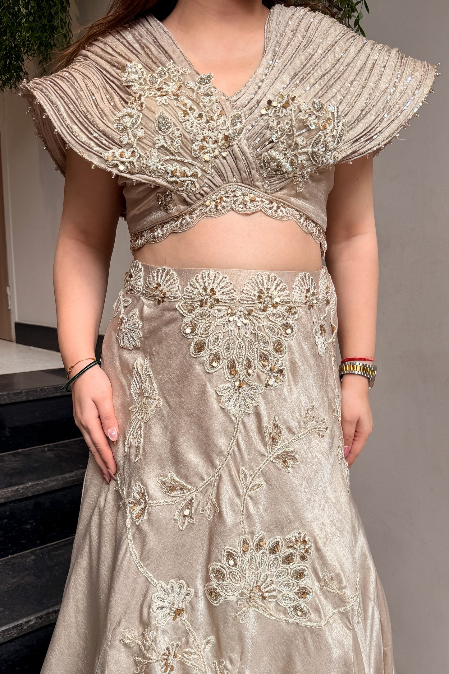 Vireya Hand Embroidered Lehenga