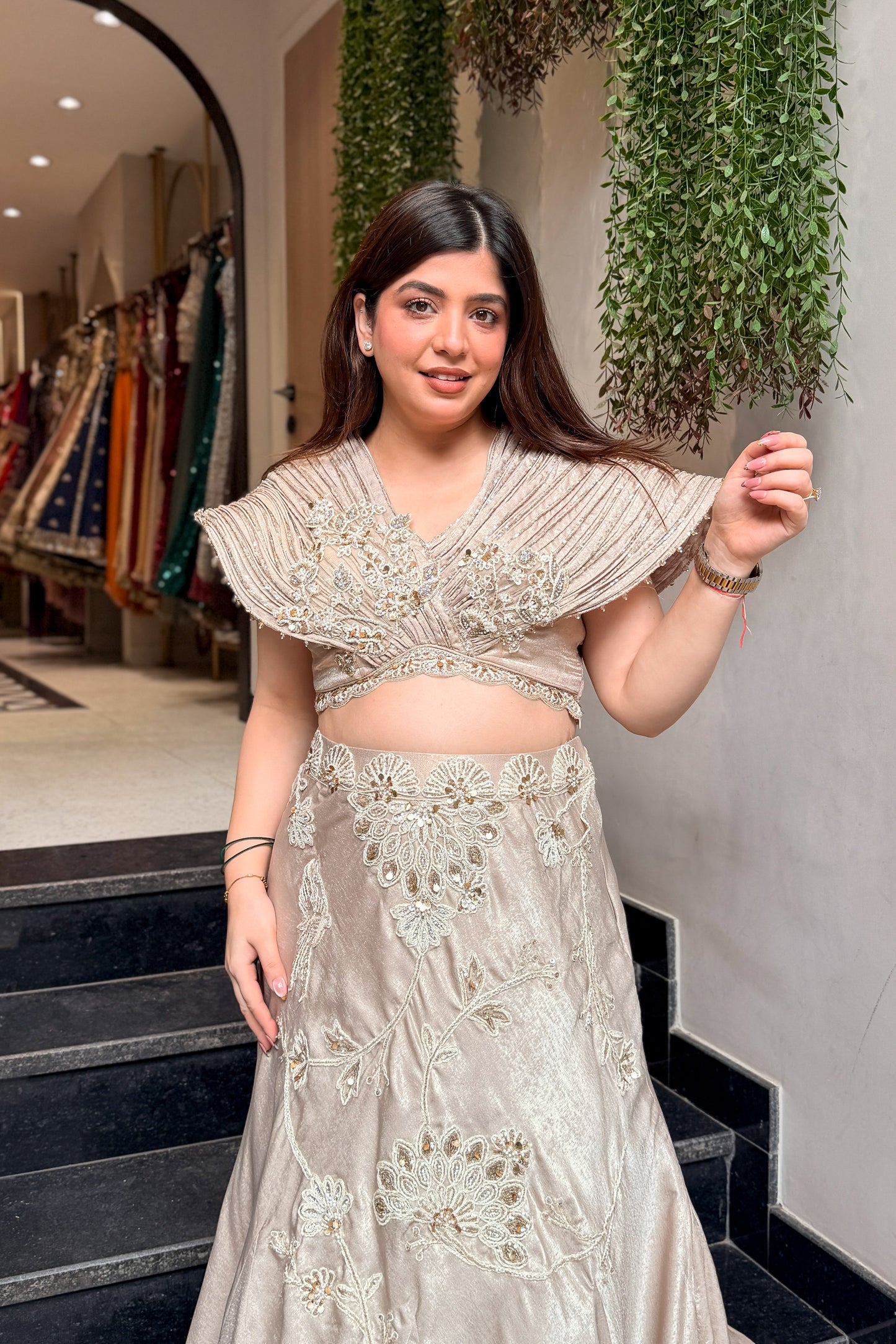 Vireya Hand Embroidered Lehenga