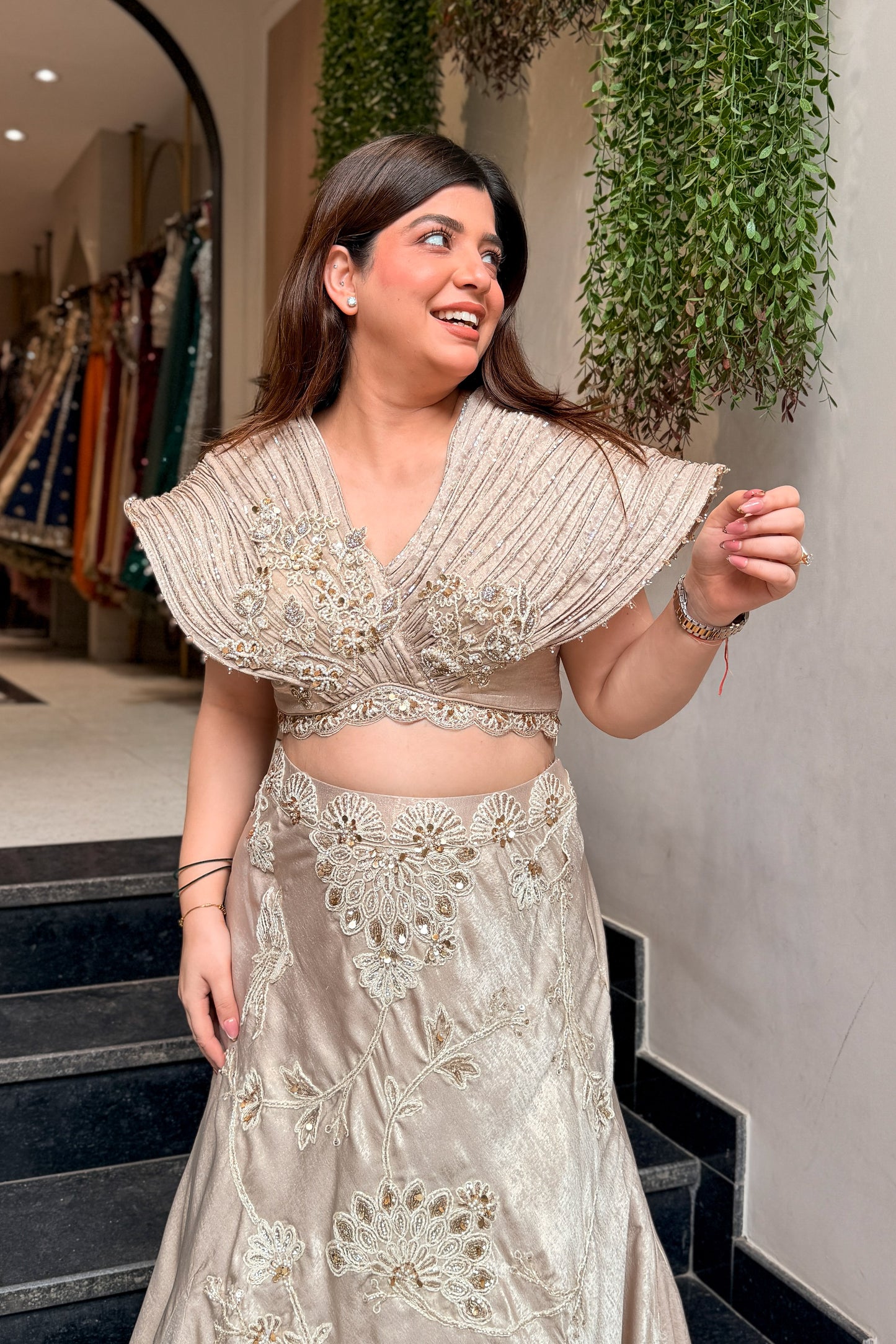 Vireya Hand Embroidered Lehenga
