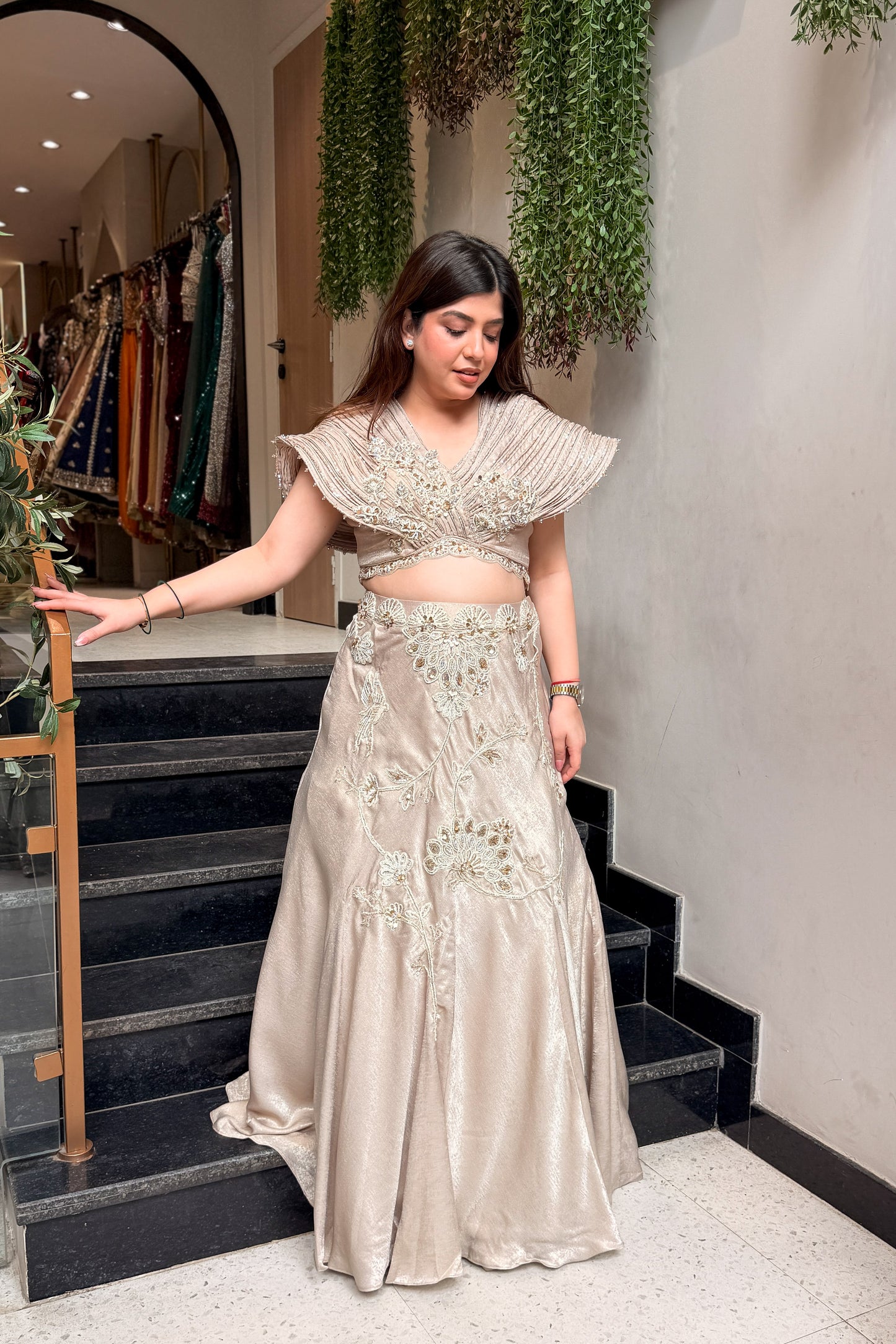 Vireya Hand Embroidered Lehenga