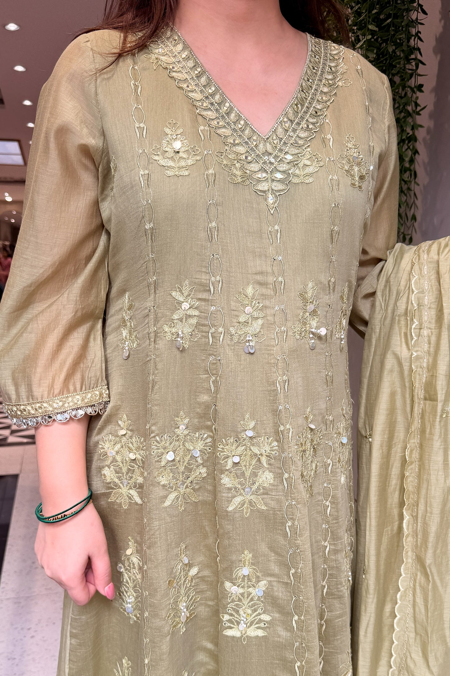 Brishti Embroidered Anarkali Suit Set