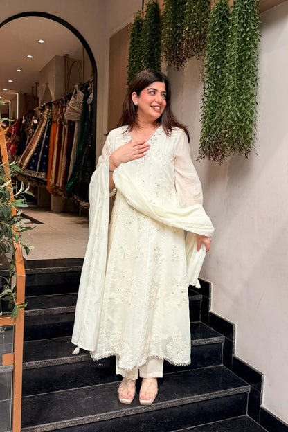 Brishti Embroidered Anarkali Suit Set