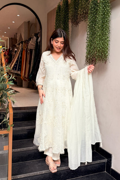 Brishti Embroidered Anarkali Suit Set