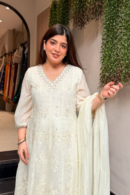 Brishti Embroidered Anarkali Suit Set