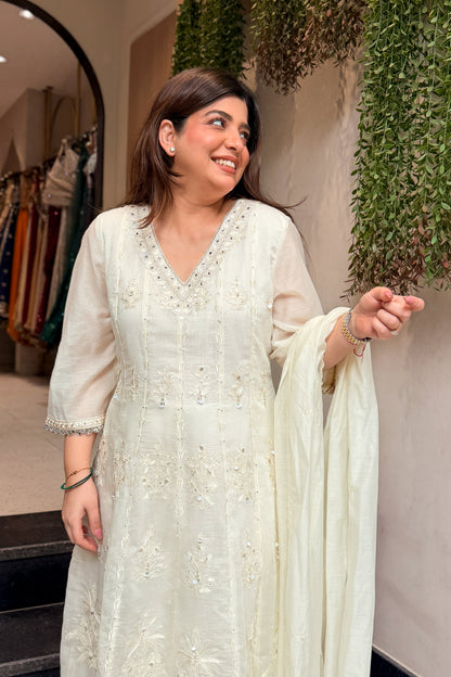 Brishti Embroidered Anarkali Suit Set