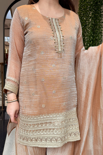 Oviya Embroidered Suit Set