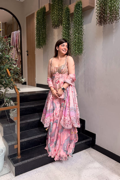 Divija Floral Printed Garara Set