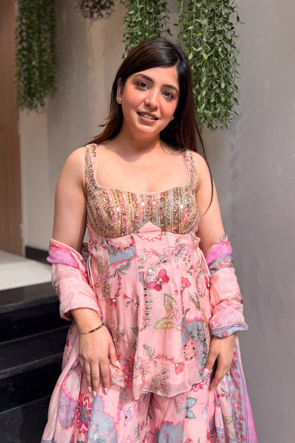 Divija Floral Printed Garara Set