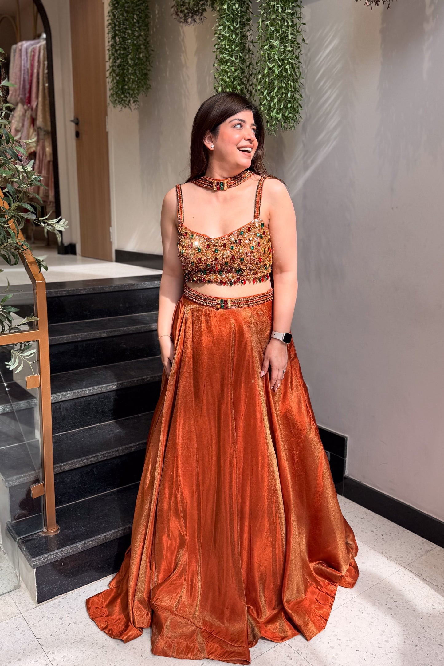 Ivaana Hand Embroidered Lehenga