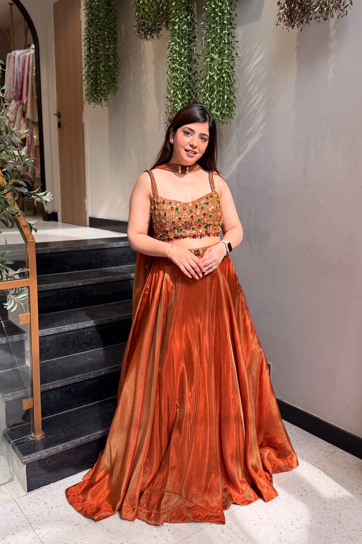 Ivaana Hand Embroidered Lehenga