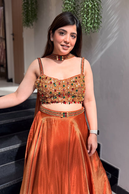 Ivaana Hand Embroidered Lehenga