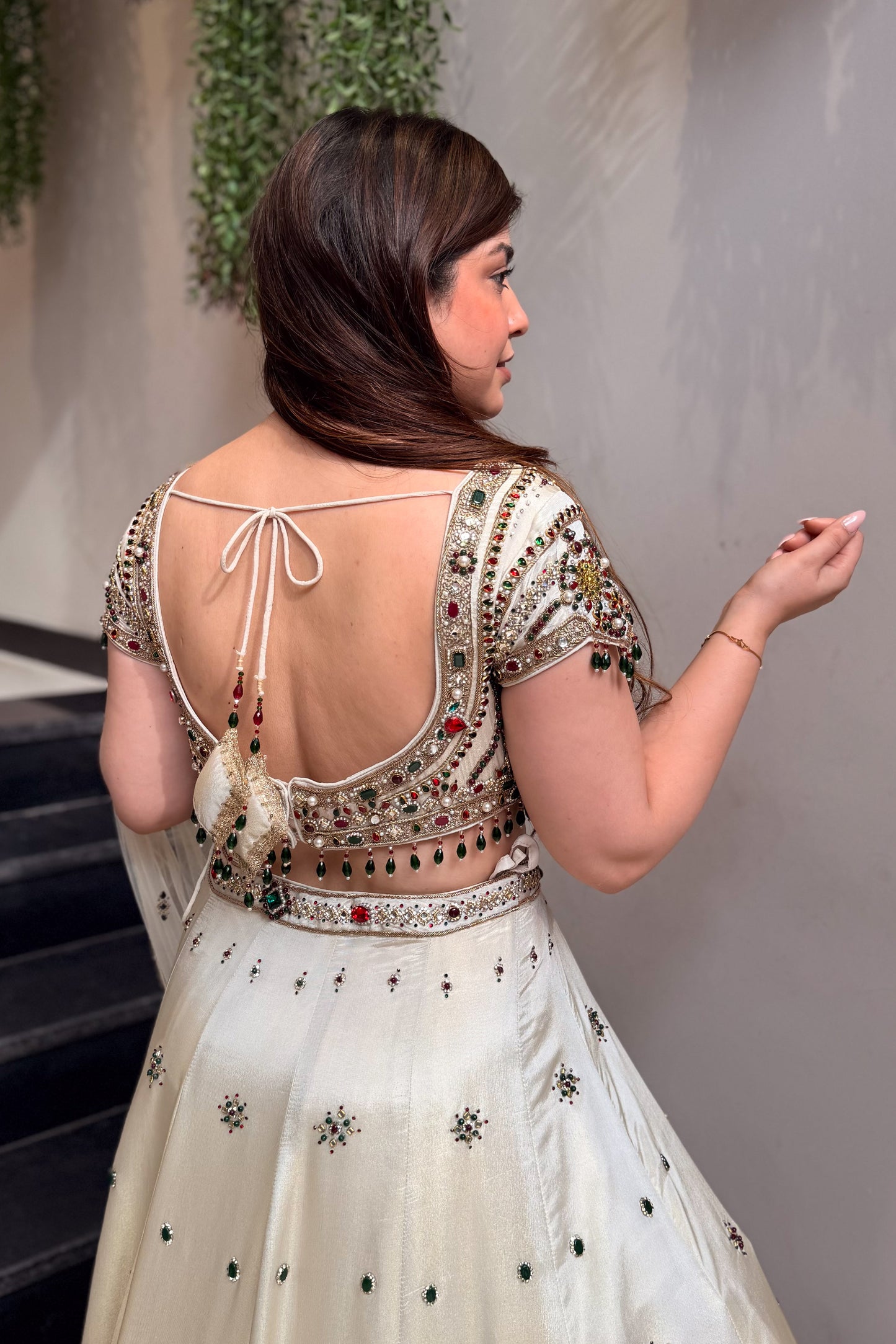 Yalina Hand Embroidered Lehenga
