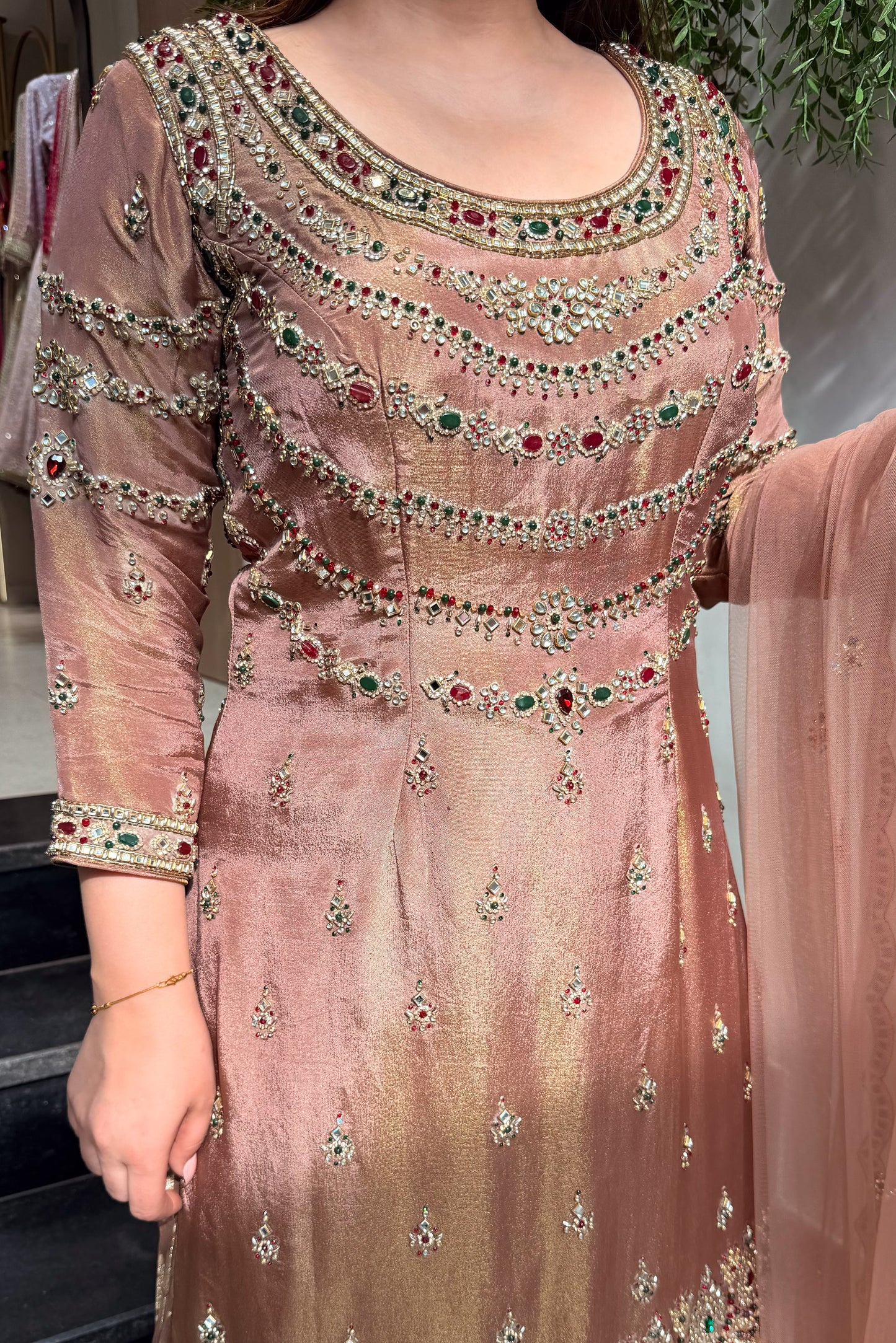 Shukar Hand Embroidered Garara Set