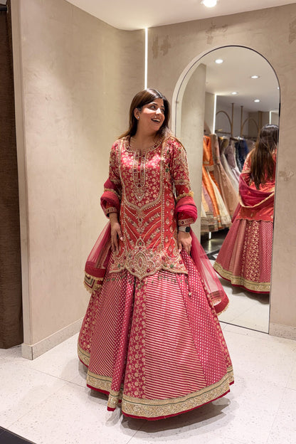 Devyani Hand Embroidered Lehenga