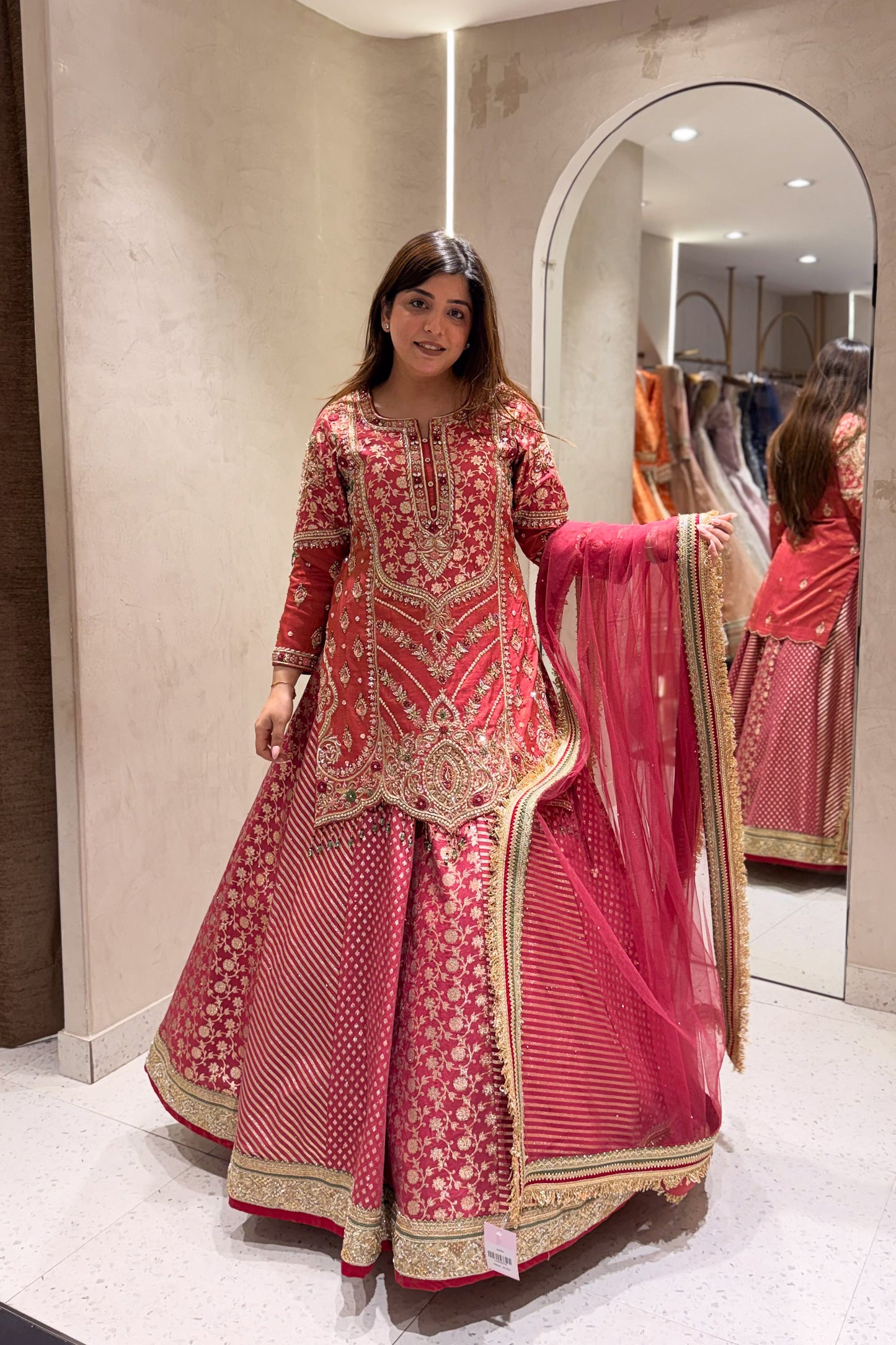 Devyani Hand Embroidered Lehenga