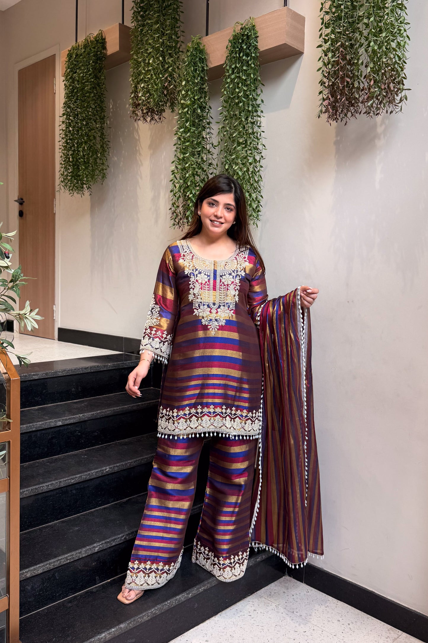 Saesha Beads Embroidered Suit Set