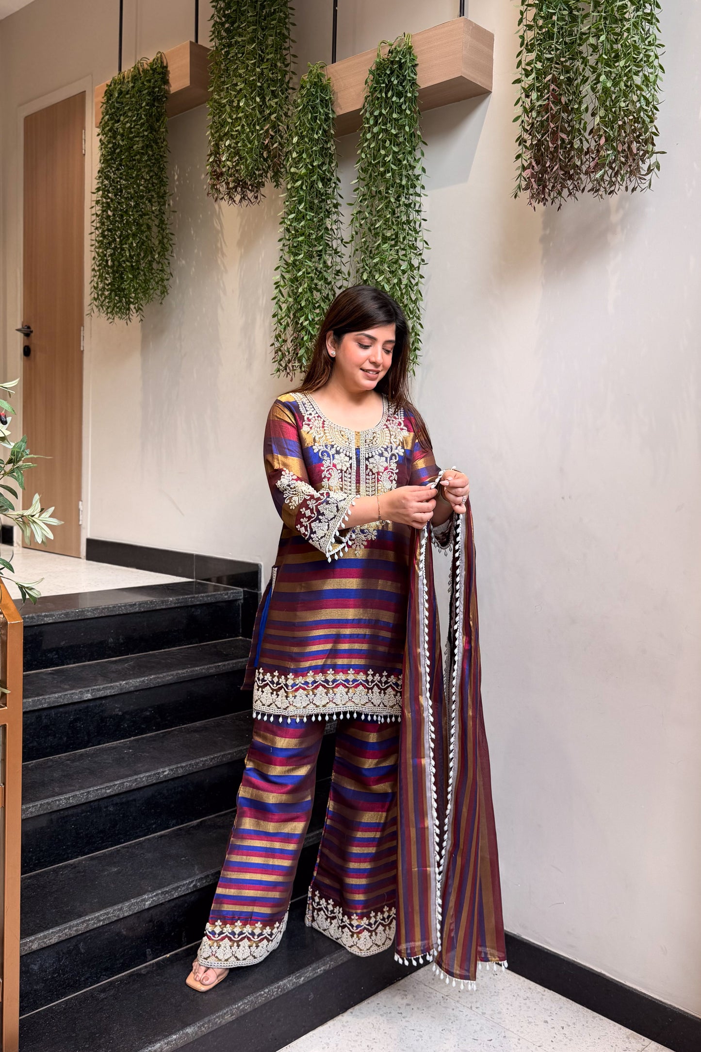 Saesha Beads Embroidered Suit Set