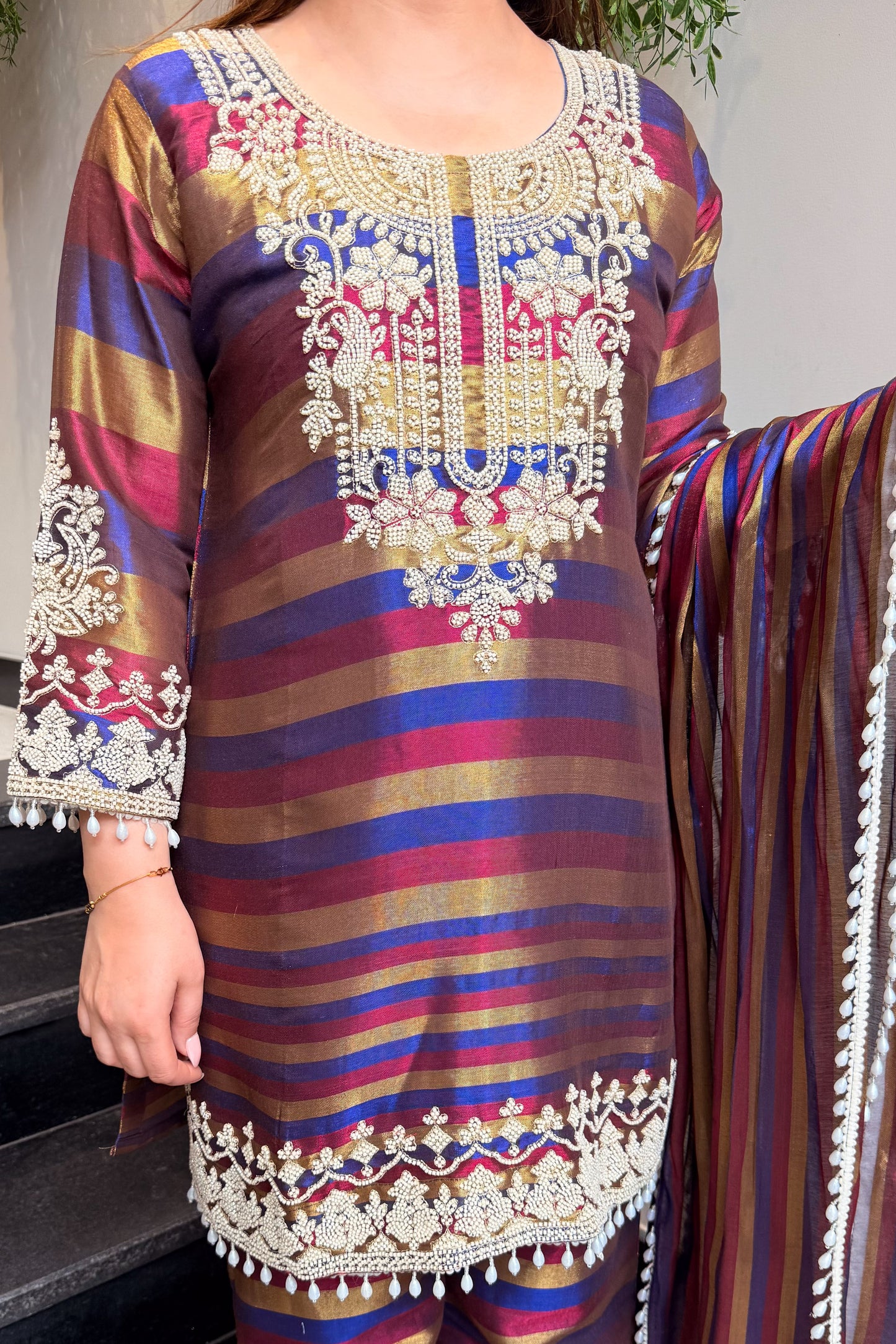 Saesha Beads Embroidered Suit Set