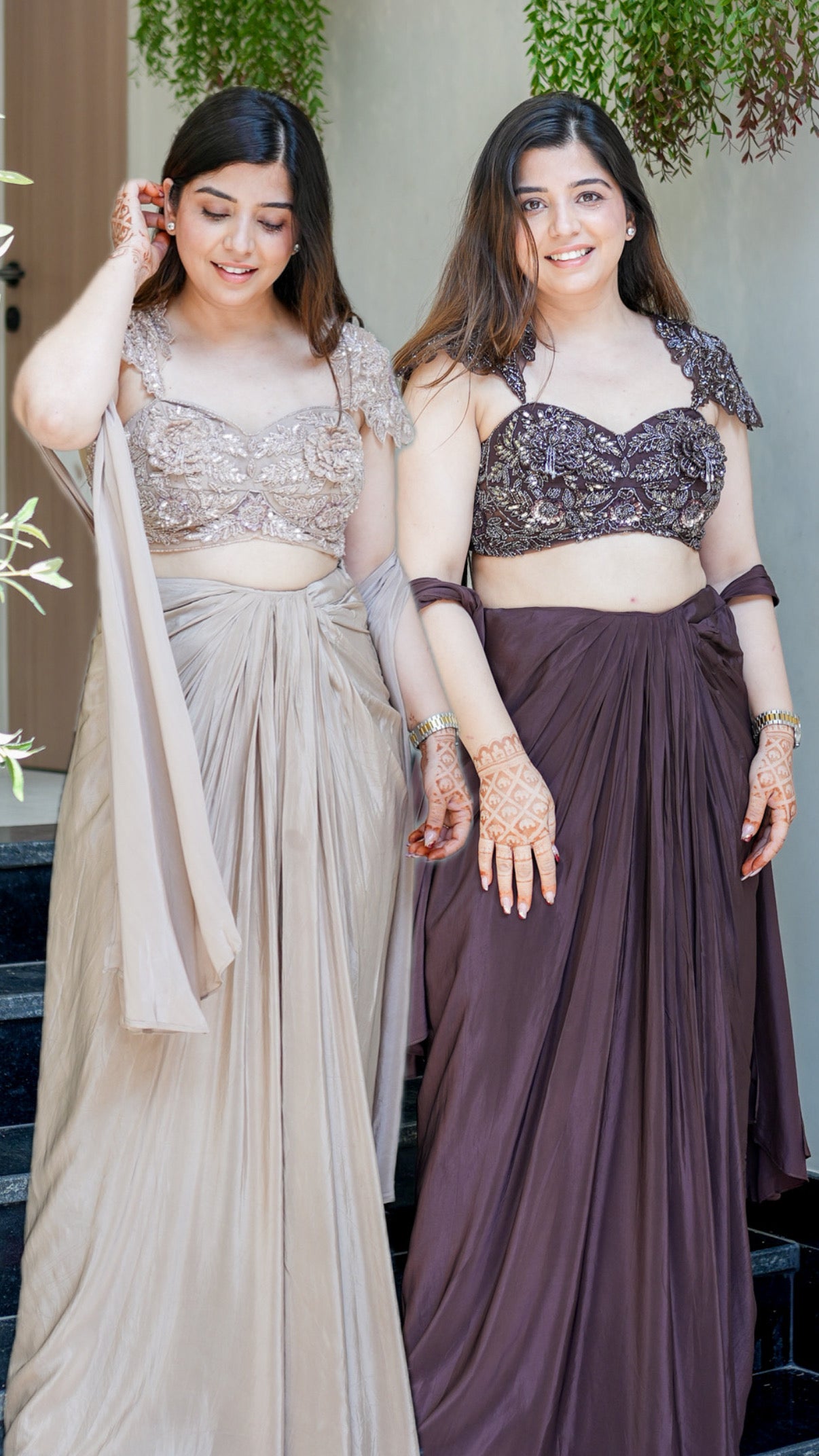Padmika Hand Embroidered Indo Western