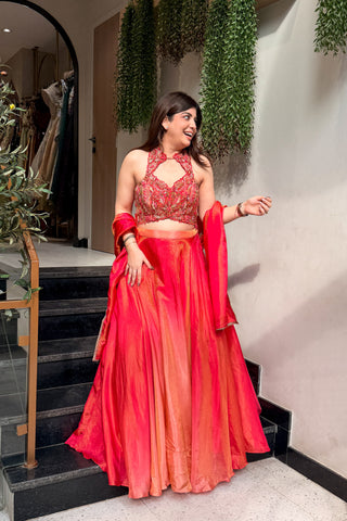 Shrivika Hand Embroidered Lehenga