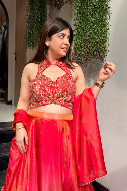 Shrivika Hand Embroidered Lehenga