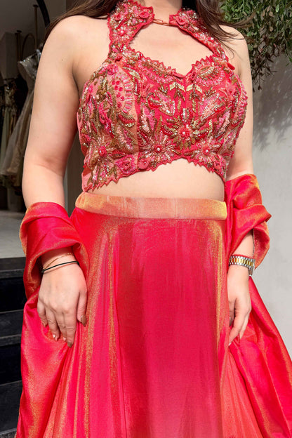 Shrivika Hand Embroidered Lehenga