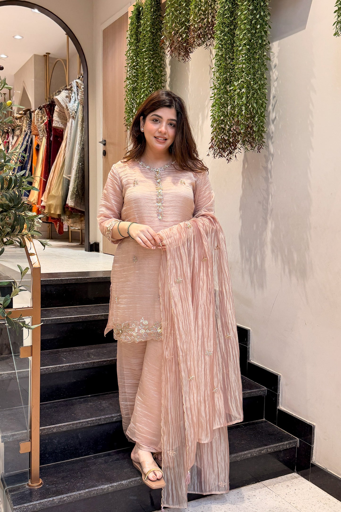 Zivanya Hand Embroidered Suit Set