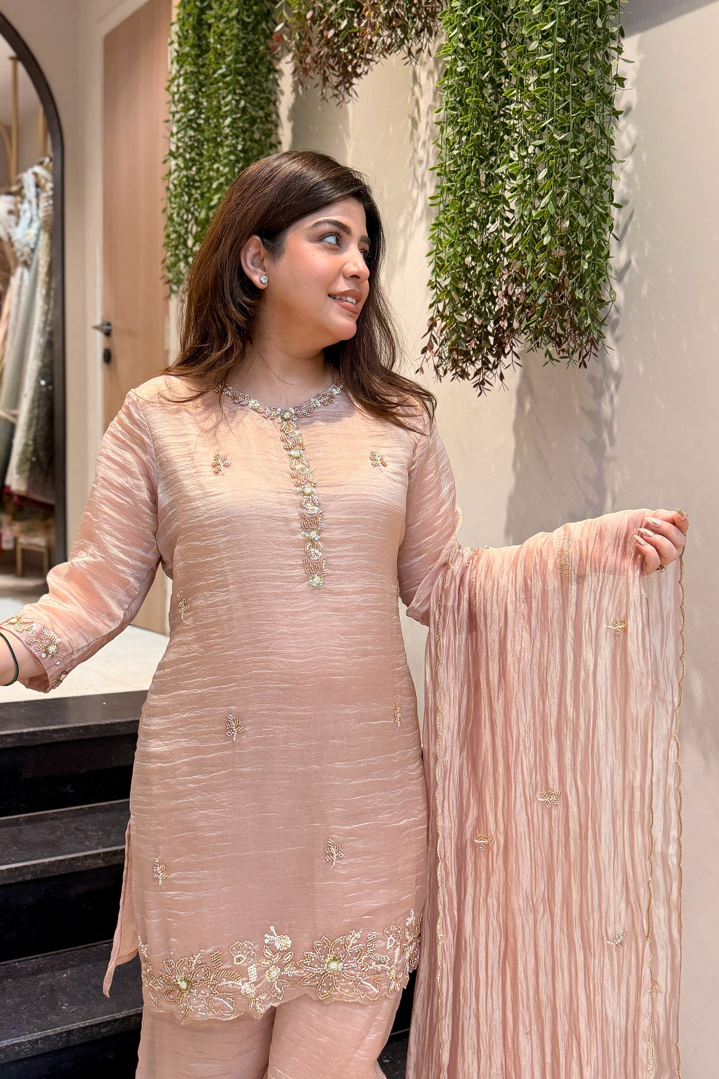 Zivanya Hand Embroidered Suit Set