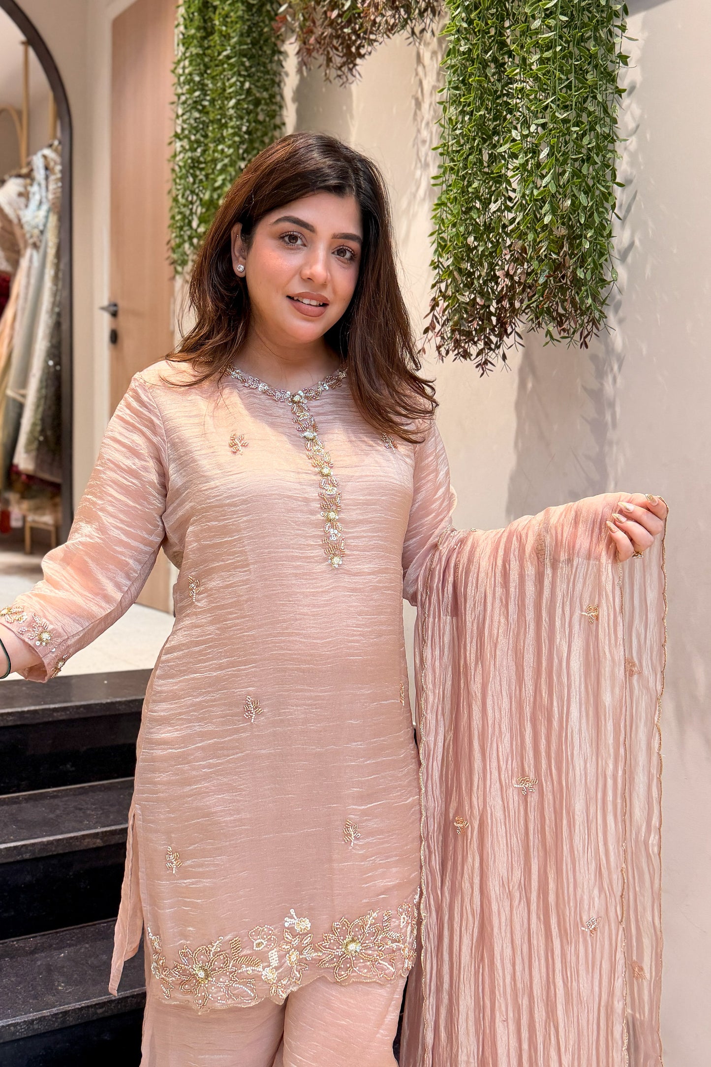 Zivanya Hand Embroidered Suit Set