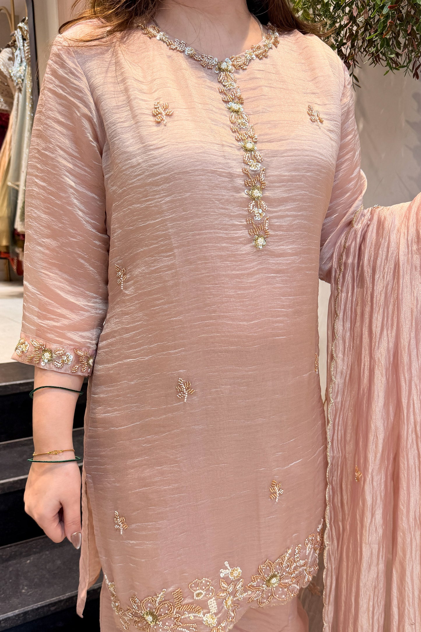 Zivanya Hand Embroidered Suit Set