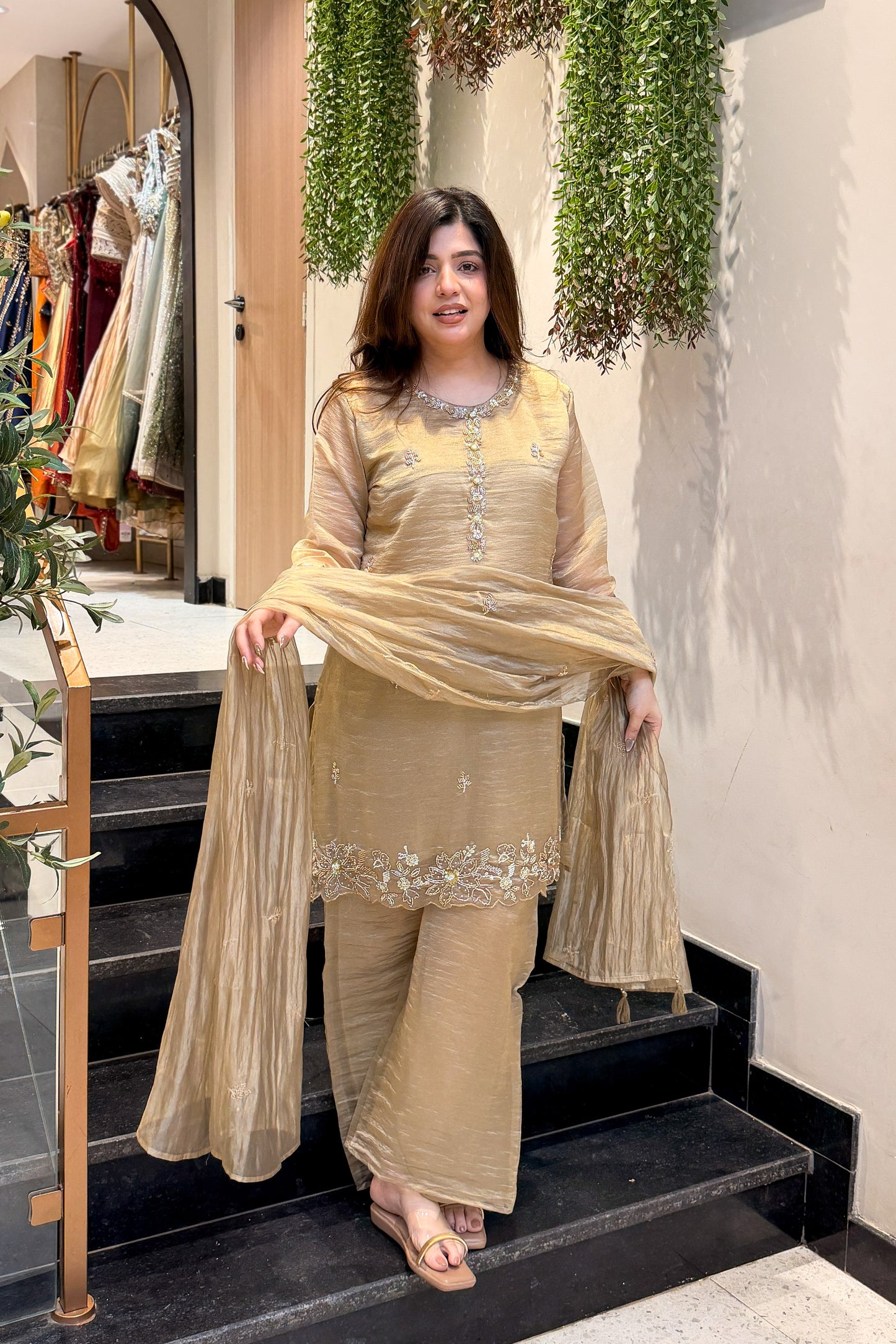 Zivanya Hand Embroidered Suit Set