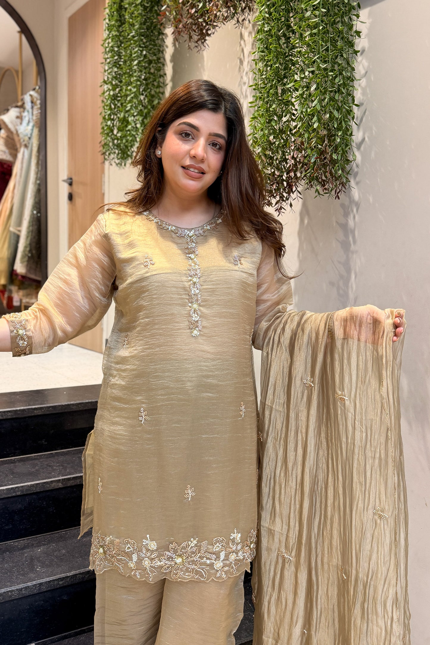 Zivanya Hand Embroidered Suit Set