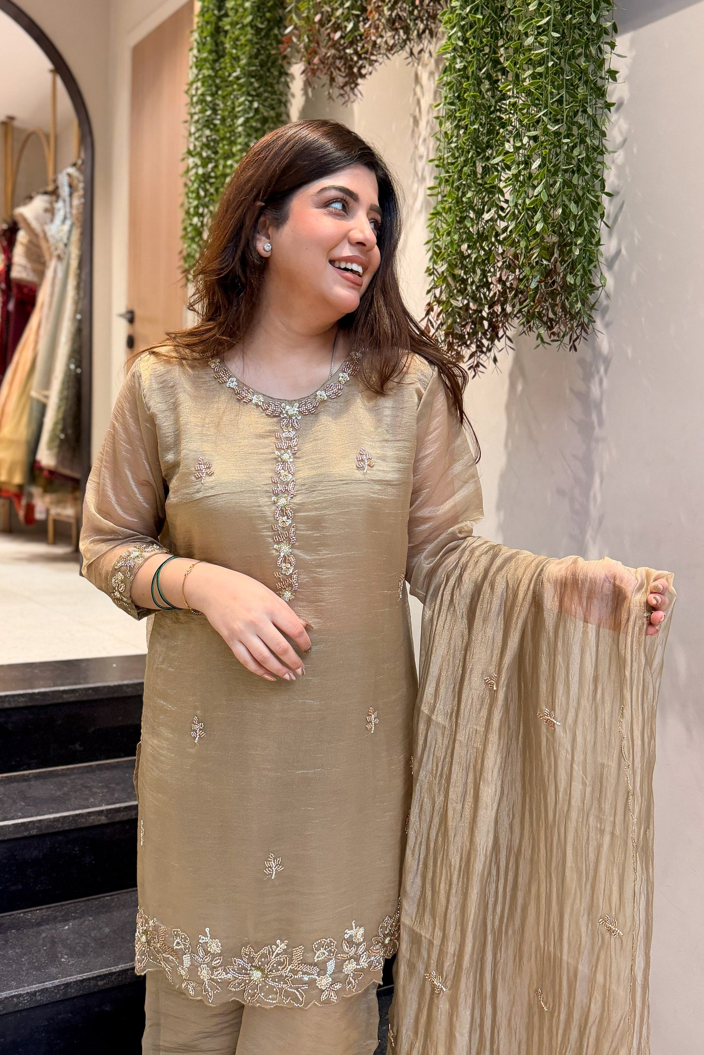 Zivanya Hand Embroidered Suit Set