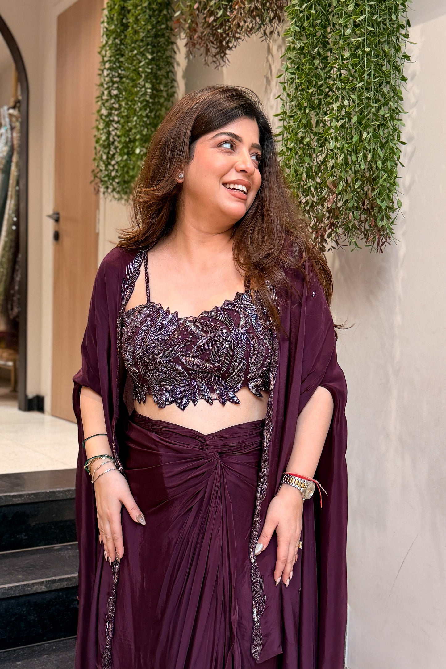 Rishani Hand Embroidered Three Piece Set
