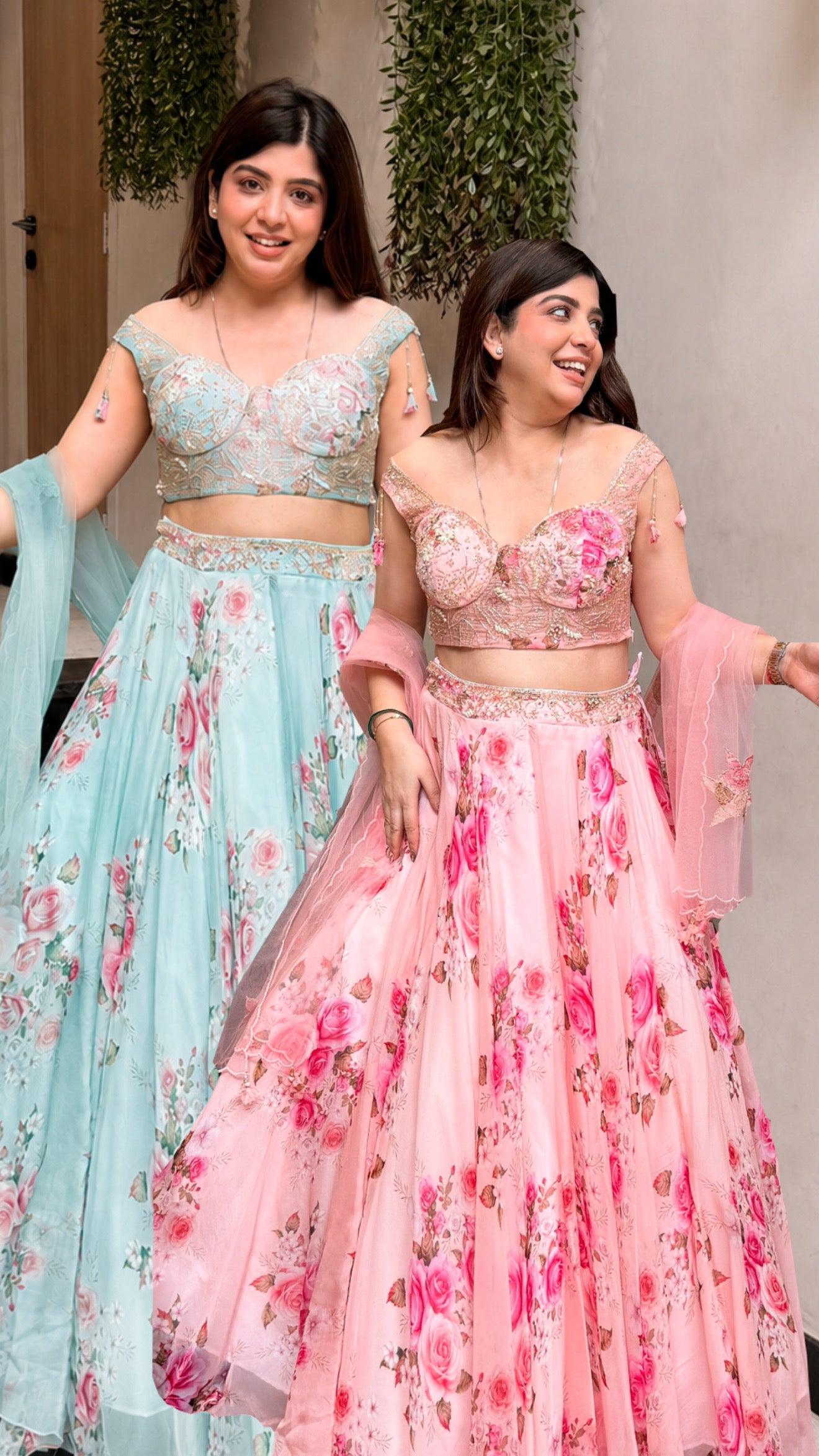 Advisha Floral Hand Embroidered Lehenga