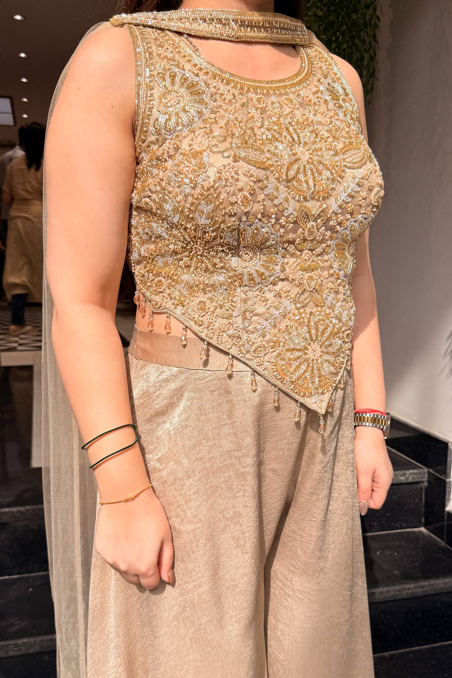 Mahira Hand Embroidered Three Piece Set