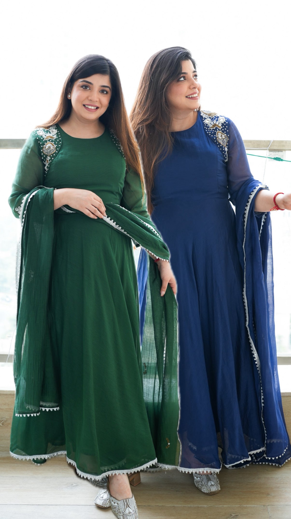 Amaya Embroidered Anarkali Suit Set