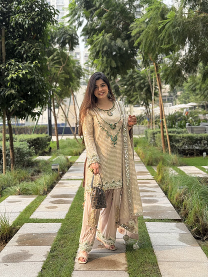 Eshara Hand Embroidered Suit Set