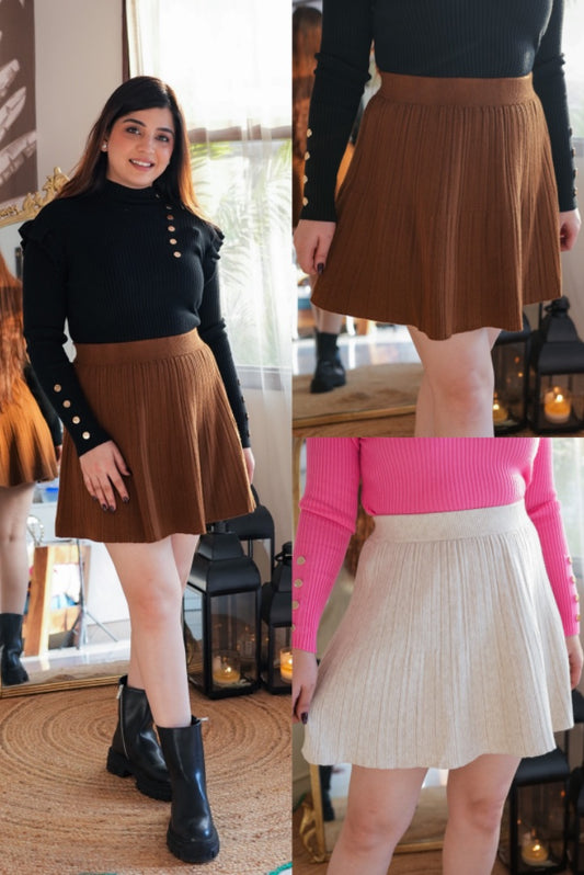 Bellie Knitted Short Skirt