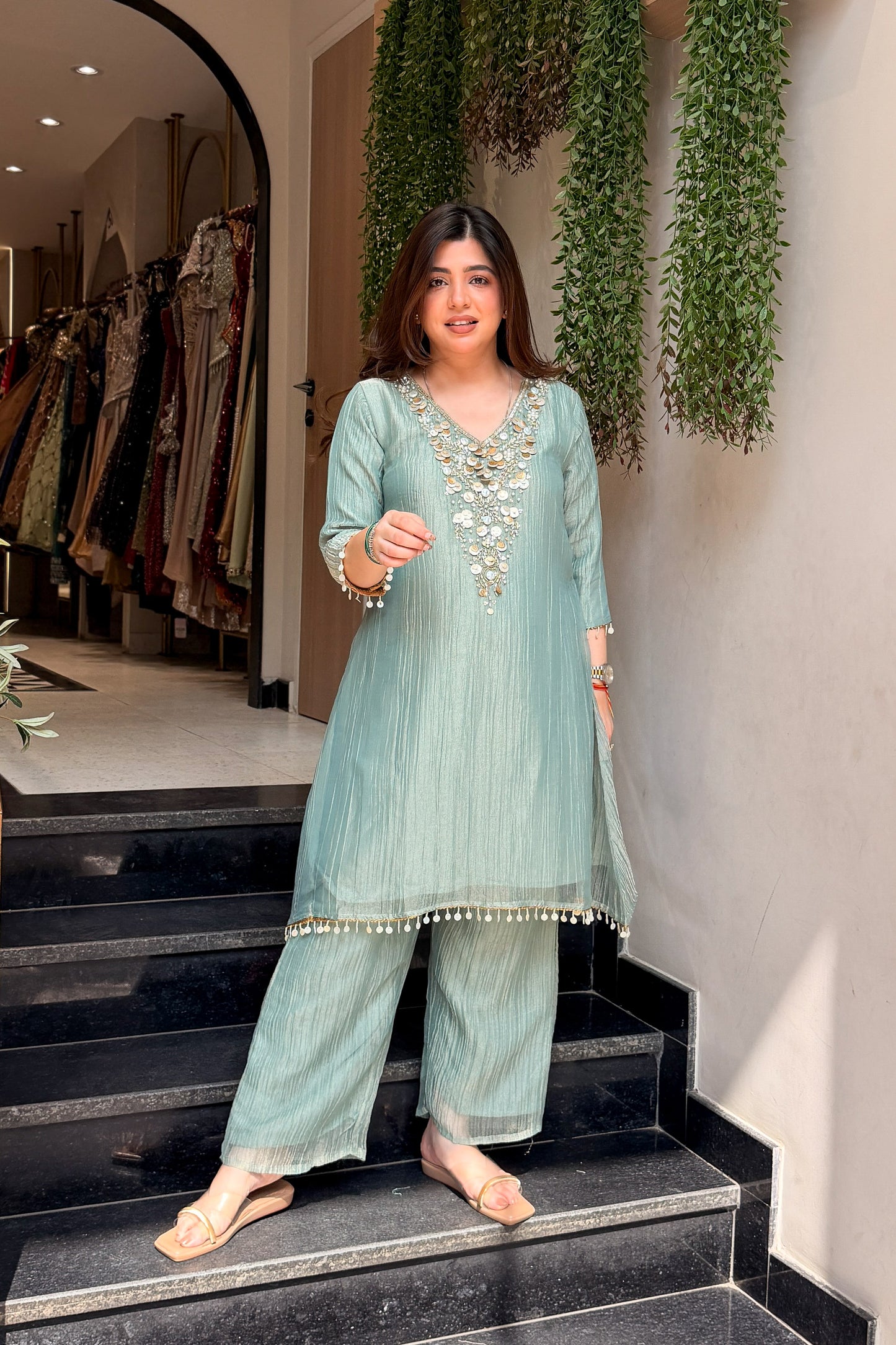 Kavisha Embroidered Co ord Set