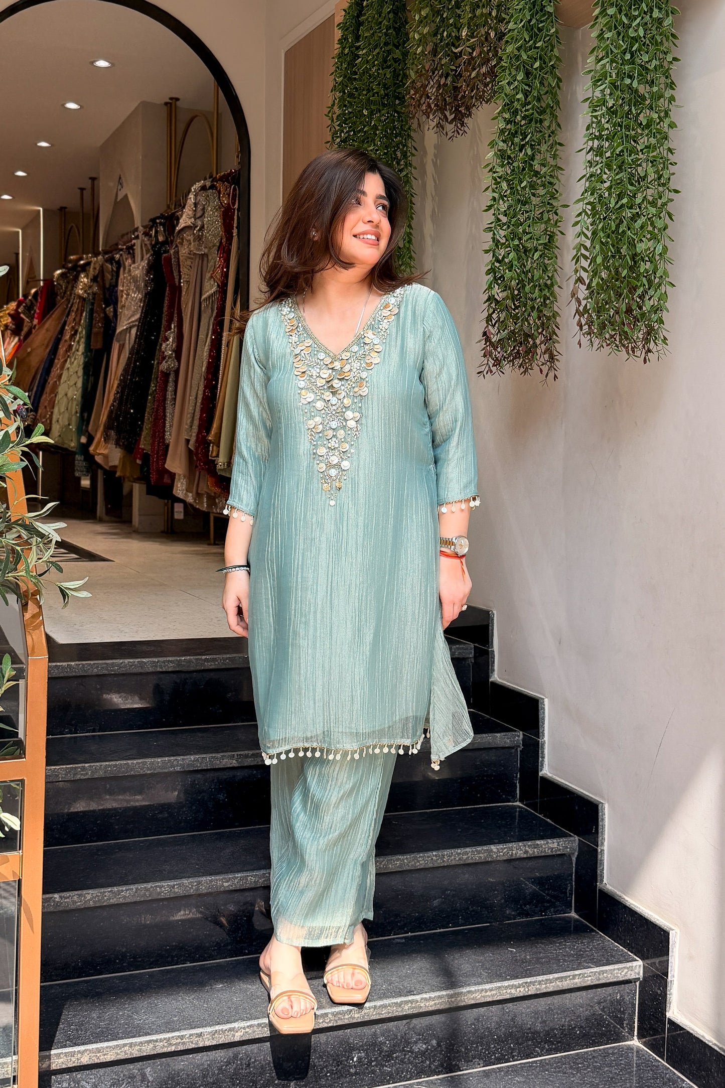 Kavisha Embroidered Co ord Set