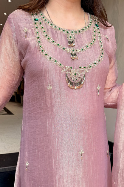 Mahika Hand Embroidered Suit Set
