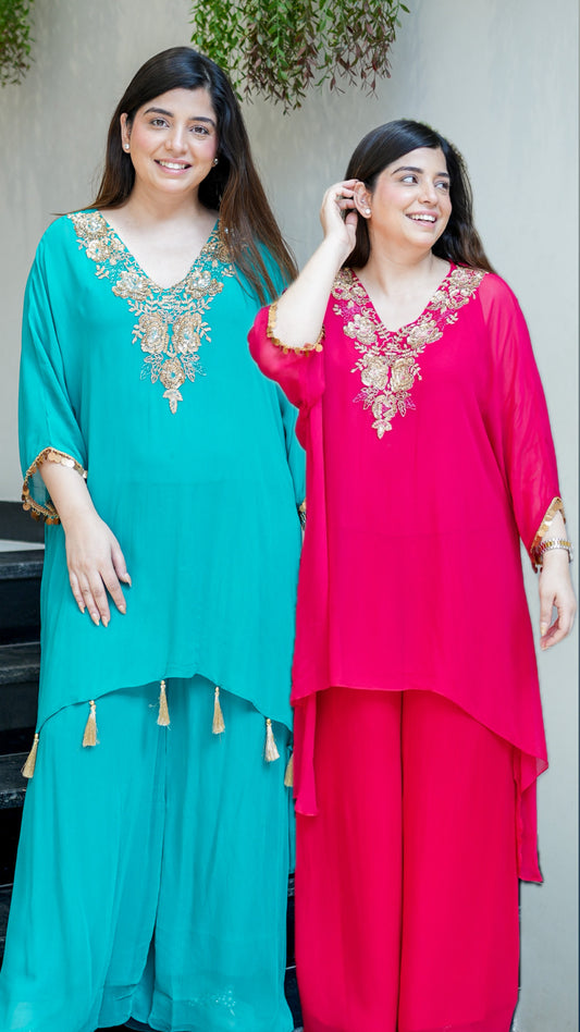 Zaira Embroidered Co ord Set