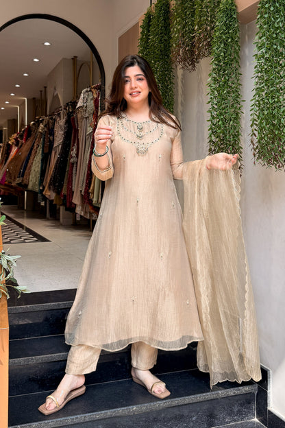 Mahika Hand Embroidered Suit Set